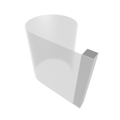 Pencahayaan dalam ruangan Ultra Thin Crystal Film Screen P8 DC5V SMD1314RGB 16bit LED Flexible Transparent Glass Window