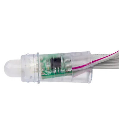 LED Pixel Lampu 0.2W DC12V IP67 Warna Tunggal 9mm Luar Ruang Waterproof Surat Saluran Iklan