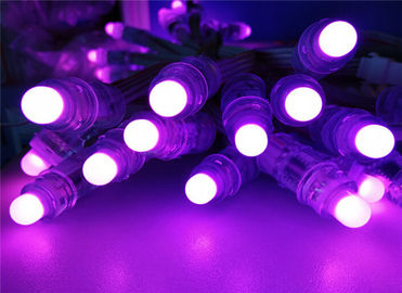 RGB Full Color Led Pixel Lights 12MM Led Pixel Strings 0.3W IP67 Perlindungan Internal