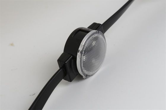 IP67 LED Sumber Cahaya Pixel 0.75W DC12V 30MM RGB Untuk Dekorasi Luar Ruang / Iklan
