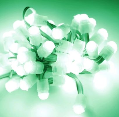 Miracle Bean warna tunggal 9mm biru smd5050 tahan air lampu piksel led untuk tampilan dekoratif luar ruangan