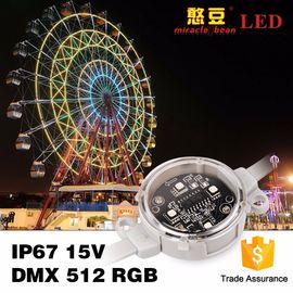 40mm 50mm DC24V Waterproof Rgb LED Pixel Light Untuk Pencahayaan Bangunan
