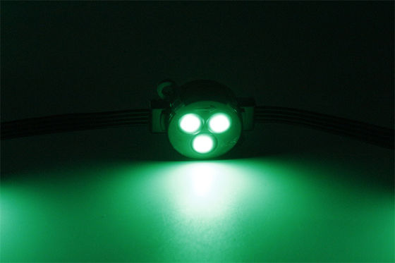 Dekorasi luar Lampu Natal permanen 30mm RGB LED Point Light Source DC12V 0.75W LED Pixel Light