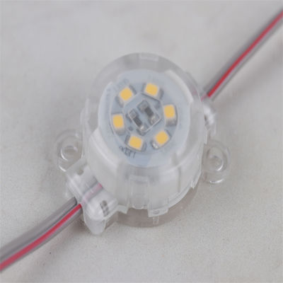 lampu titik led Rumah Lampu Dekorasi Liburan Permanen DC9V 0.75W 25mm Outdoor Waterproof LED Point Lamp RGBW