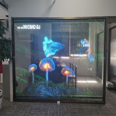 RGB Color P10 LED Screen Film Transparan Indoor H Flexible LED Display Screen