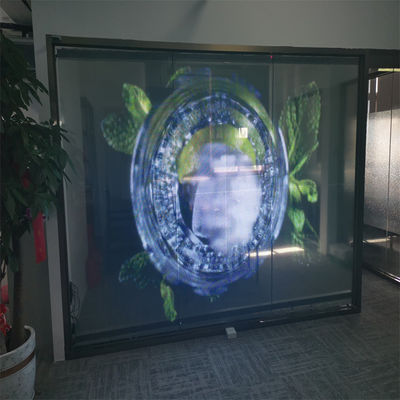 Fleksibel LED Layar Film Transparan Mudah Instalasi Untuk Iklan LED Panel-p8
