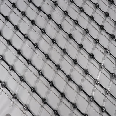 Outdoor Flexible LED Mesh Screen for Advertising Stage Background P100 DC12V RGB Display Screen