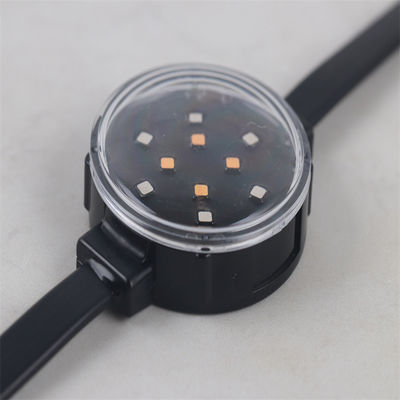 Sumber Cahaya Titik LED RGBW 50mm Dengan Tegangan Kerja DC24V Untuk Pemasangan Mudah