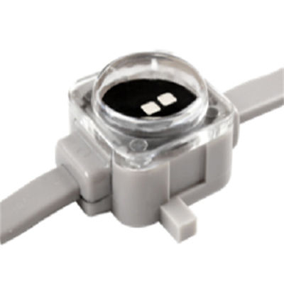 IP67 Permanen Dekorasi Liburan Lampu Rumah DC9V 0.5W 25mm Outdoor Waterproof LED Point Lamp RGBW