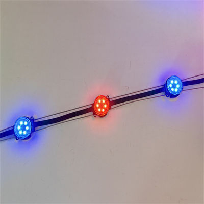 Wholesale 24v 4cm Diameter LED Pixel Lights PC Materials LED Christmas Holiday RGBW Waterproof 1.5W