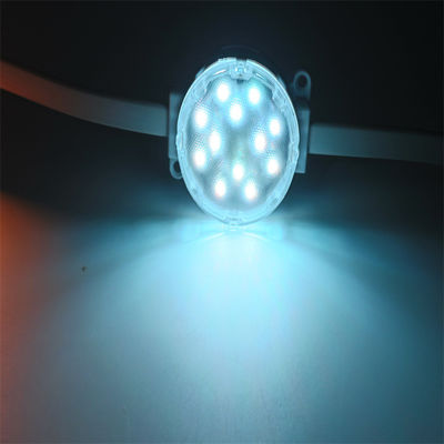 IP67 Waterproof DC24V 50MM DMX LED RGB Pixel Lampu Programmable Full Color Smart Point Light Outdoor