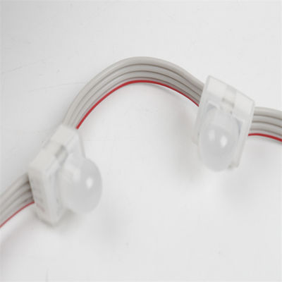 DC12V 0.3W 12mm SMD2025 LED Pixel modul IP67 tahan air warna penuh RGB string persegi lampu LED Adresable