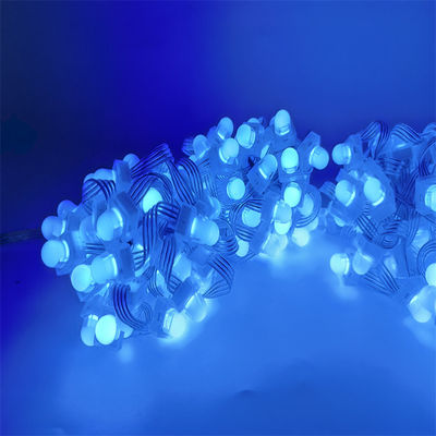 Smart 12mm SMD5050 RGBW Pixel LED String Light IP67 Outdoor Decoration with Changeable Emitting Color PC Lamp Body