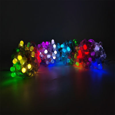 12mm Pixel LED Lampu Dekorasi Natal Lampu Titik Waterproof IP68 12V Outdoor RGB Full Color