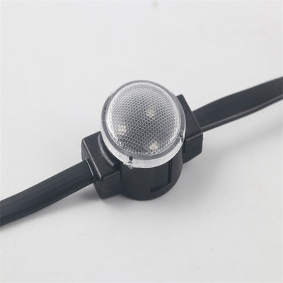 IP67 Adresable 24V 30mm DMX RGB RGBW LED Dot Pixel Point Module Wall Light 0.6W Opsional Topeng Transparan