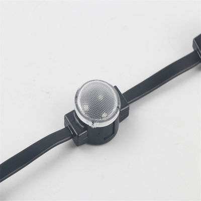 Atmosfer Dekoratif Luar Ruangan Lampu Eave dengan bahan lem PC Waterproof IP67 Wifi Bluetooth Control RGB Lampu Strip Perayaan
