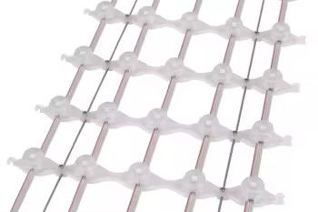 Cahaya tinggi RGB P31 piksel led layar led mesh video tirai tahan air transparan lunak / layar fleksibel led net