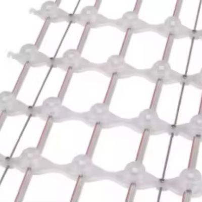 Kontrol DMX IP67 di luar led point light mesh screen video wall