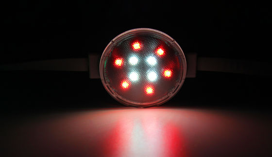 0.3W Epistar Chip 50mm RGB LED Point Light Waterproof Outdoor IP67 dengan PC Body
