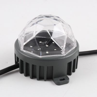 Disesuaikan 100 mm IP67 Waterproof DC24V 50MM DMX LED RGB Pixel Lampu Programmable Outdoor dipimpin proyek dipimpin titik lampu