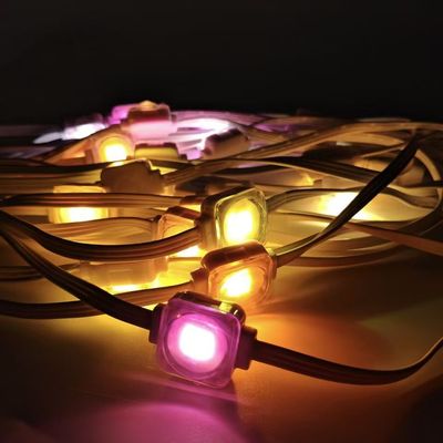 IP67 Waterproof DC24V 1.5W LED Eave Lights For Outdoor Decoration With Colorful RGBW Lighting