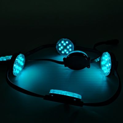 50mm Multi-lampu Waterproof LED Point Lighting Untuk Fasad DMX512 Kecerahan Tinggi