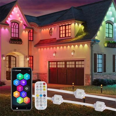 20mm Outdoor Eave LED Point Light Permanent Christmas Decoration RGBW Pixel Light