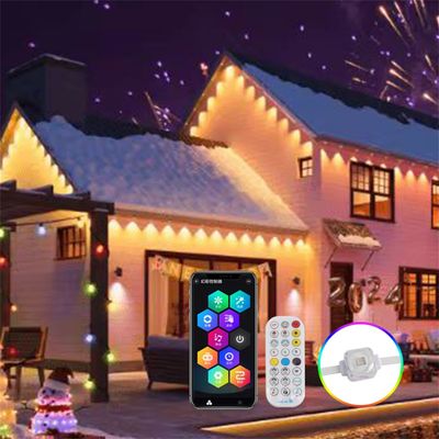 20mm RGBW SMD5050 LED Eave Lampu untuk Dekorasi Bangunan Luar IP67 UL Sertifikasi 2 Miracle Bean