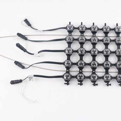 Full Color Outdoor Led Pixel Grid Screen Led Mesh Curtain with Epistar 3535 RGB LED Chip