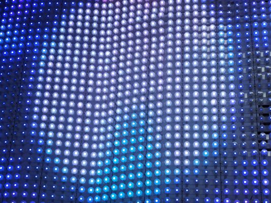 Outdoor Pixel Full Color LED Point Light Source Display Mesh Screen IP67 Addressable