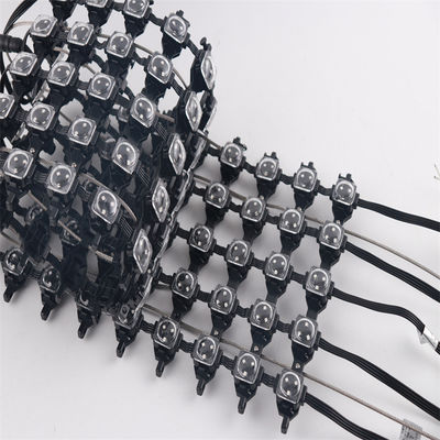 RGB Flexible LED Stage Curtain Screen IP67 LED Mesh Video Wall Untuk Tampilan Iklan