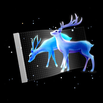 Screen Film LED Disesuaikan Untuk Video Wall Iklan, P20 DC5V Transparan Proyektor Screen