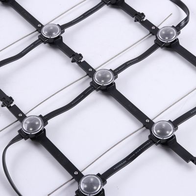100mm Pixel Pitch Full Color Flexible LED Mesh Screen untuk Instalasi Gantung dan Iklan Luar Ruang