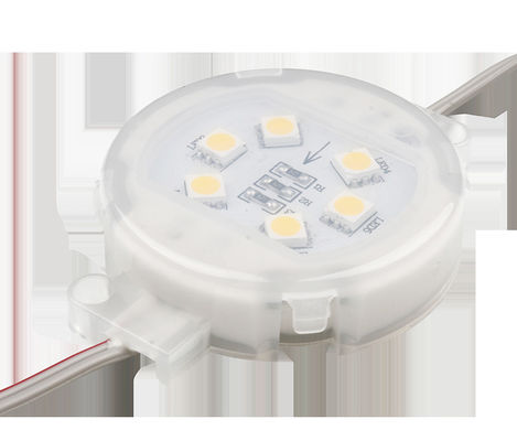 RGB Multi Color Changing LED Pixel Point Light untuk Bangunan Rumah Pencahayaan Luar Ruang 24V IP67 Waterproof 50mm