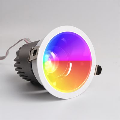 Natal 20W RGBW LED Atmosphere Spotlight dengan Wifi Remote Control Instalasi permukaan di dalam ruangan