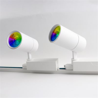 24V RGBW 40W Color Indoor Hall Ceiling Mounted LED Track Light with 3000K-6000K Color Temperature
