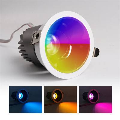 Lampu sorot Natal LED Kecerahan Tinggi RGBW 24V Lampu Atmosfer Rumah Liburan