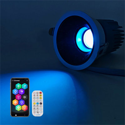 Lampu sorot LED RGBW 24V untuk suasana festival yang sejuk di perumahan putih / hitam