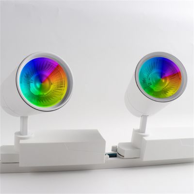 Solusi Pencahayaan Meal Bar 360 Lampu Track LED yang disesuaikan dengan bahan PC Aluminium