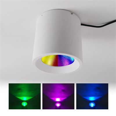 Aluminium RGBW LED Down Lights Dekorasi Lebih Cerah Untuk Tempat Hiburan Indoor