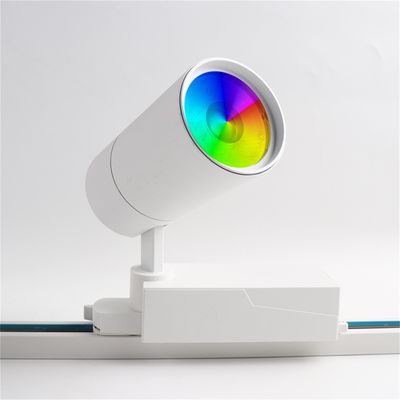 360 Adjustable Movable LED Track Lampu Modern Gaya Asia Aluminium Badan Untuk Toko Indoor Bar Makanan