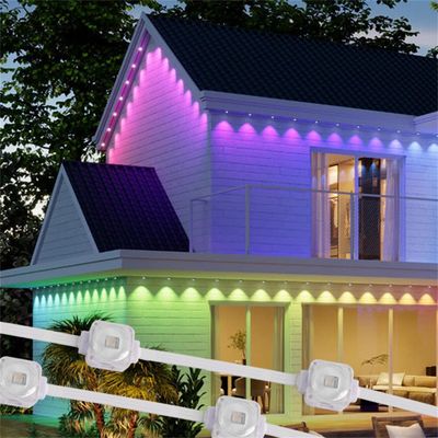 24V RGBW 1.5W LED Eaves Lights Waterproof IP67 for Outdoor Building Decoration