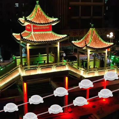 Lampu piksel LED 30mm 24V untuk dekorasi liburan luar ruangan IP67