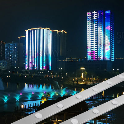 High Cri dan RGB LED Pixel 20mm Aluminium Track LED Point Light untuk Dekorasi Natal Luar Ruangan yang Populer