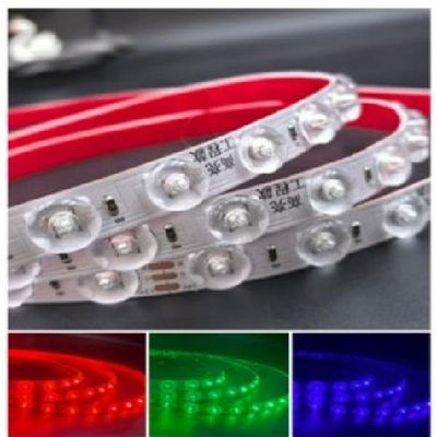 Lensa Led tahan air Seri Dc24v Smd2835 42LEDs Ip67 Smart Strip Light Fleksibel