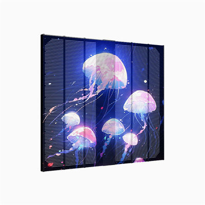 P2.6-5.2High-Brightness Full-Color Outdoor Transparent LED Mesh Display for Shop Windows