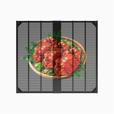 Flexible LED Grille Screen for Large-Scale Outdoor Installations – Easy Maintenance & High Quqlity