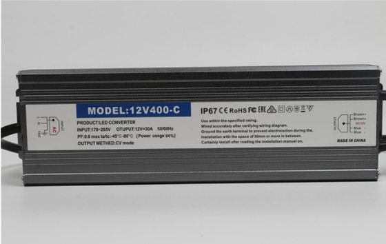Catu Daya Switching LED IP67 Tahan Air 12vdc 24vdc 24v 400w
