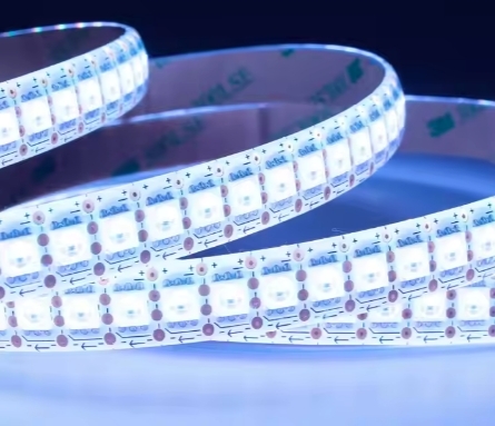 Lampu Strip LED Putih Hangat SMD 2835 Strip Cahaya DC 24V 10mm 12mm PCB Pencahayaan Dekorasi