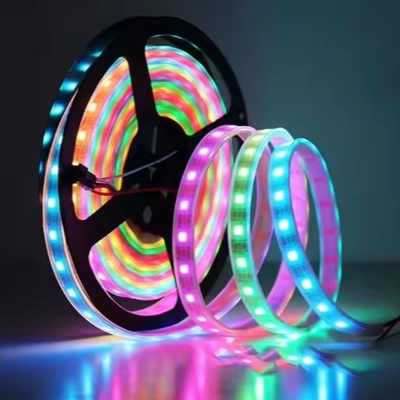 Lampu Strip LED Cerdas 5050 2835 Lampu LED Fleksibel 12V 24V 110V 220V untuk Dekorasi Rumah Lampu hemat energi